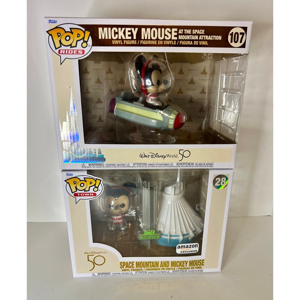 Lot of 2 Funko Pop Disney 50th Anniversary Mickey Mouse